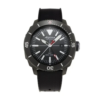 Alpina Seastrong Diver GMT Grey , AL-247 QUARTZ CALIBER